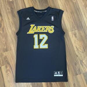 Adidas Men’s Small NBA Los Angeles Lakers Dwight Howard #12 Jersey 7818A - Black
